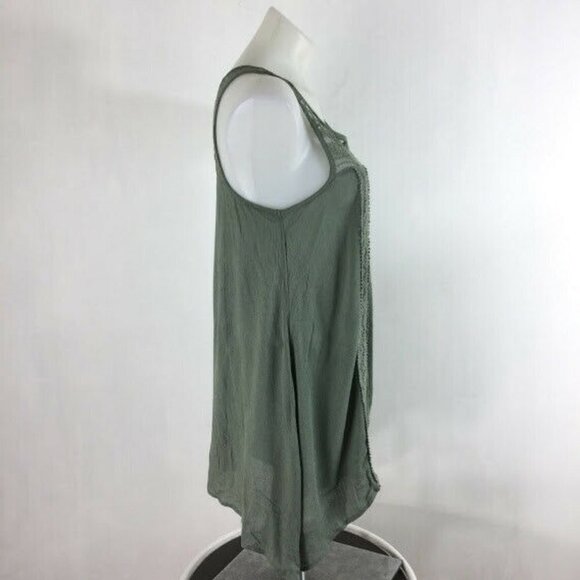 Maurices Tank Top Womens Rayon Cotton Lace - Picture 4 of 9